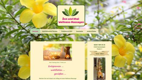 &Auml;nn Khai Thai-Massage Thail&auml;ndische Massagen