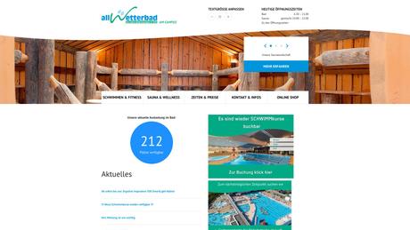 Allwetterbad- Das Cabrio Sauna + Solarium + Schwimmbad, Massage