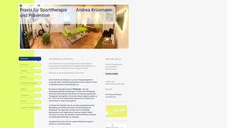Andrea Krüssmann Sporttherapie und Prävention