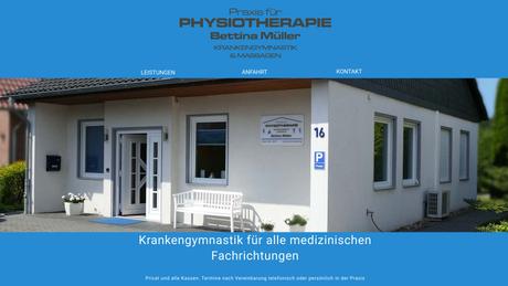 Bettina Müller Praxis für Physiotherapie, Krankengymnastik und Massagen Praxis für Physiotherapie