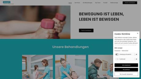 beweglich Krankengymnastik