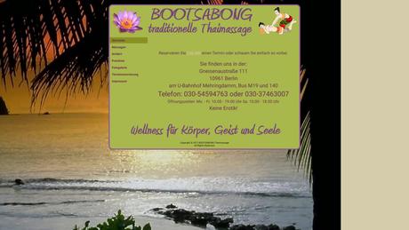 Bootsabong Thaimassagen