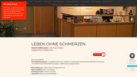 Carlos Scherer Praxis f&uuml;r Physiotherapie