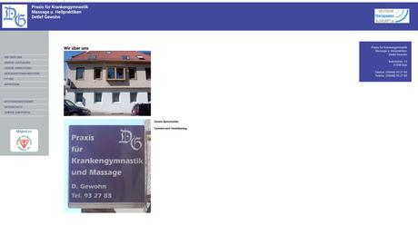 Detlef Gewohn Praxis f&uuml;r Krankengymnastik und Massage