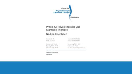 Eisenbach Krankengymnastik