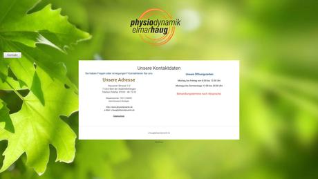 Elmar Haug Praxis f&uuml;r Physiotherapie