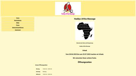 Haddys Afrika Massage