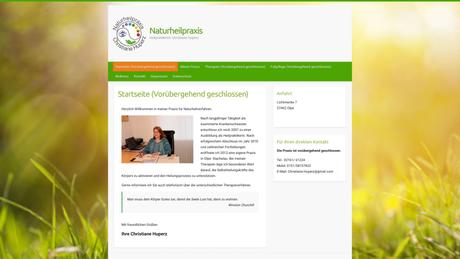 Heilpraktikerin und Fußpflegerin Christiane Huperz