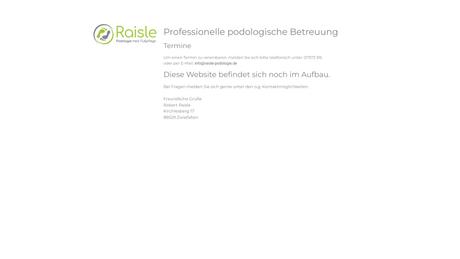 J. Raisle A. Massage und Krankengymnastik