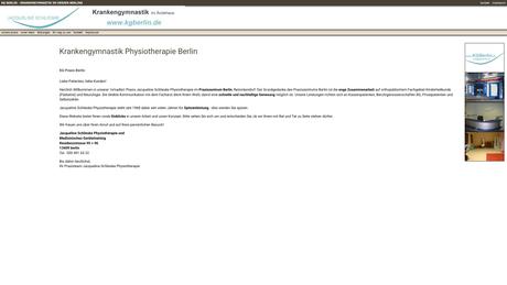 Jacqueline Schlieske Physiotherapie und Medizinisches Gerätetraining