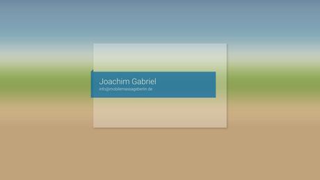Joachim Gabriel Mobile Massage