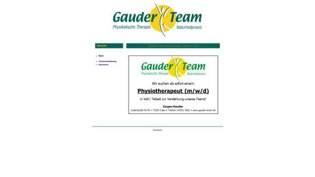 Jürgen Gauder Krankengymnast Masseur