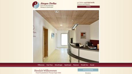 J&uuml;rgen Zielke Massagepraxis Physiotherapie Krangengymnastik