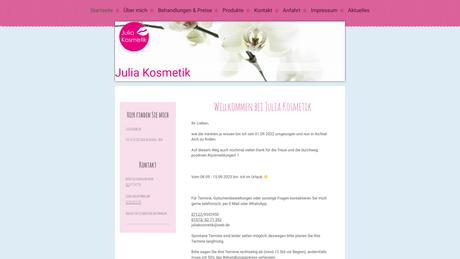 Julia Kosmetik und Massagen
