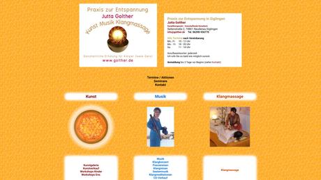 Jutta Golther Kunst, Musik, Klangmassage