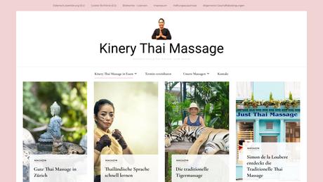 Kinery Thai Massage Entspannung f. K&ouml;rper und Seele