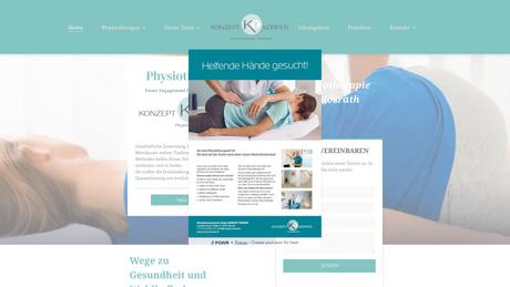 KONZEPT K&Ouml;RPER Physiotherapie Gerhard Kr&ouml;cher Wellness Renate Kr&ouml;cher