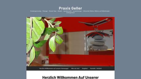 Krankengymnastik Massage Physiotherapie manual Therapie Geller Joachim