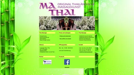 MA-THAI Original Thailändische Massagekunst