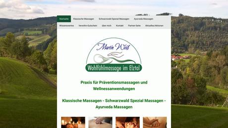 Martin Wei&szlig; Wohlf&uuml;hlmassage im Elztal