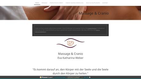 Massage & Cranio Praxis für Körperarbeit