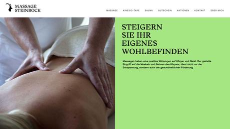 Massage Steinbock