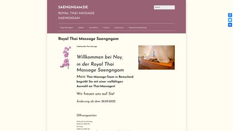 Massage Traditionelle Thaimassage