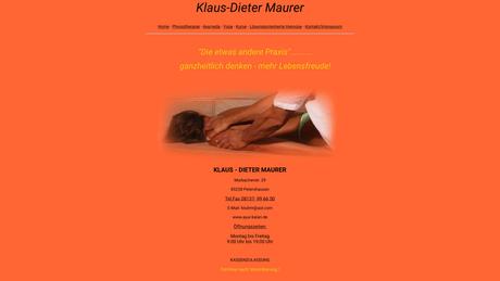 Massagepraxis Klaus-Dieter Maurer