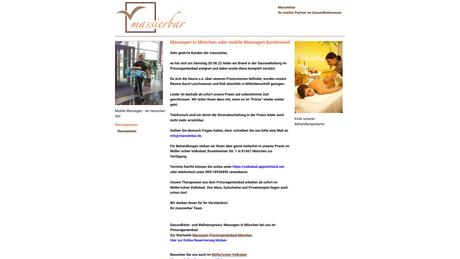Massierbar (Mobile Massage im B&uuml;ro)