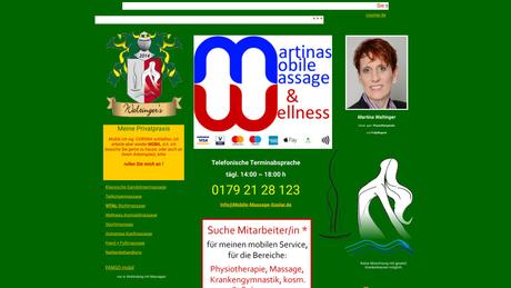 Mobile Massage Goslar Martina Waltinger