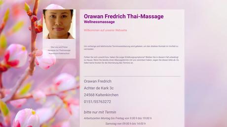 Orawan Fredrich Thaimassage Kaltenkirchen