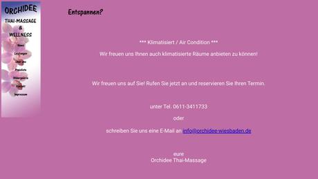 Orchidee - Thaimassage