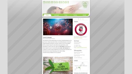 Physiotherapie Bickel Massage Krankengymnastik