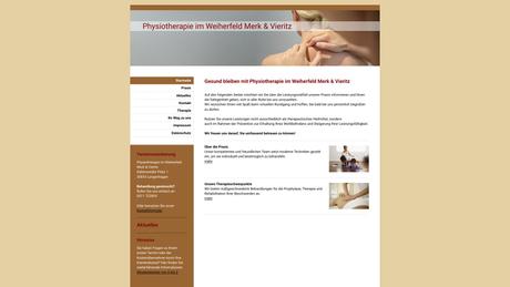 Physiotherapie im Weiherfeld Merk & Vieritz