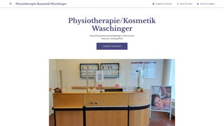 Physiotherapie/ Kosmetik Waschinger