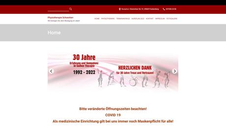 Physiotherapie und Gesundheitsvorsorge Sch&ouml;nherr