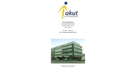 physiotherapiepraxis-akut j. thaetner t. schäfer Krankengymnastik Schmerzphysiotherapie Lymphdrainage
