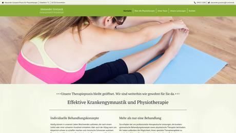 Praxis f&uuml;r Krankengymnastik und Physiotherapie Alexander Grotzeck