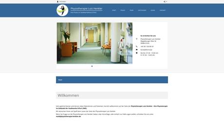Praxis f&uuml;r Physiotherapie und Osteopathie Lutz Henkler