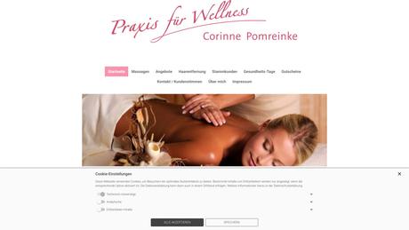 Praxis f&uuml;r Wellness Corinne Pomreinke Massagetherapeutin