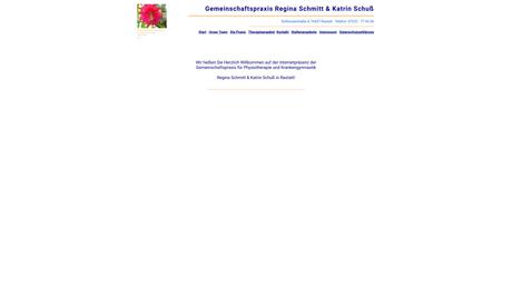 Regina Schmitt Katrin Schu&szlig; Physiotherapiepraxis Krankengymnastik und Massage