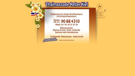 Relaxkiel Thail&auml;ndische Massagen