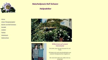 Rolf Schwarz Heilpraktiker, klass. Hom&ouml;opathie,Fu&szlig;reflexzonenmassage