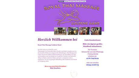 Royal Thai Massage Goldene Hand