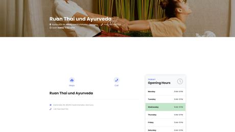 Ruan Thai und Ayurveda Thail&auml;ndische Massagen