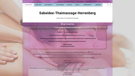 SABEI DEE - Traditionelle Thaimassage