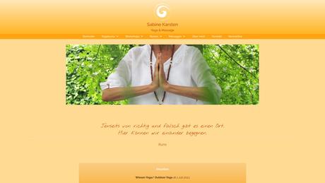 Sabine Karsten Praxis f&uuml;r Massagen und Yoga