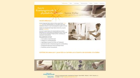 Sanna M&uuml;ller Krankengymnastik Physiotherapie