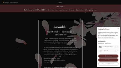 Sayam Thaimassage Massagepraxis
