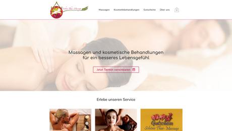 Schöne Thai-Massage Praxis für Wellnessmassage